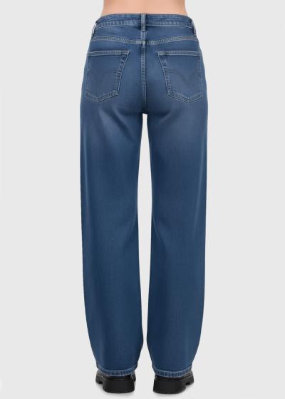 Sammy blue high-rise jeans - back