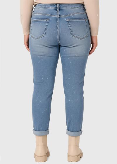 Selena light blue women's jeans - back