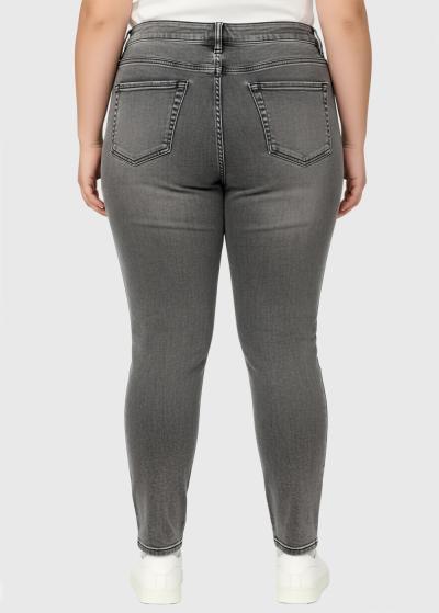 Susie Plus Size grey jeans - back