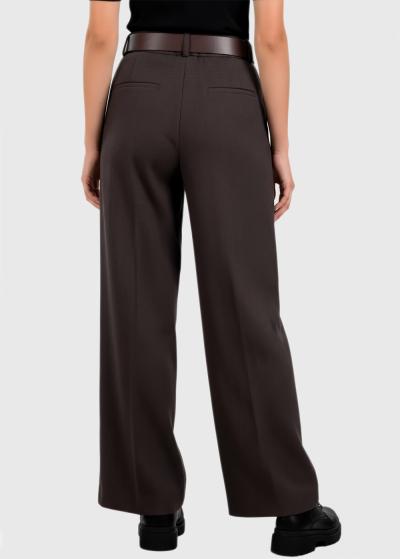 Alice brown pants with pockets - back