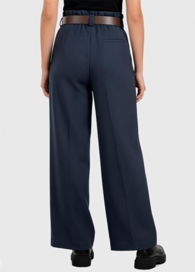 Alice dark grey pants with pockets - back