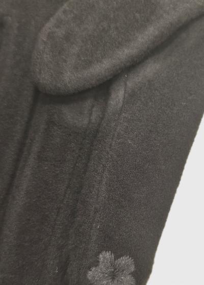 Evie black gloves - back