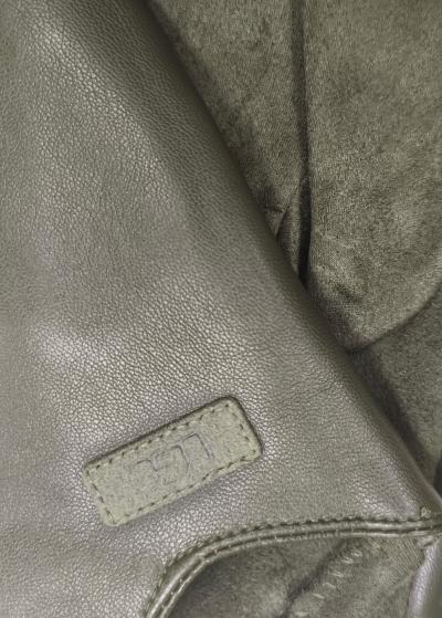 Pat khaki women's gloves - back