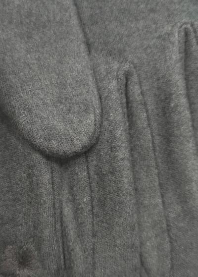 Evie grey gloves - back