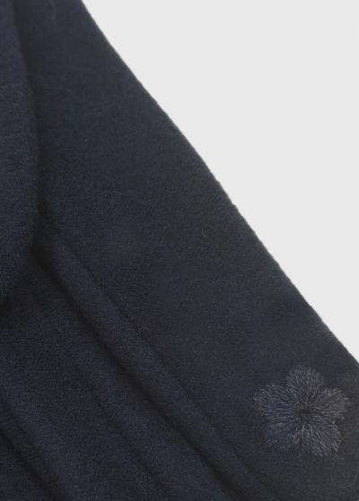 Evie dark blue gloves - back
