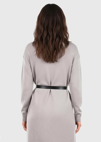 Casey sweater dress with belt - back