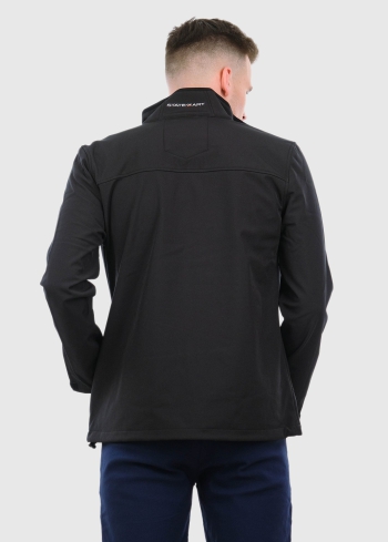 Baltassare black men's jacket - back