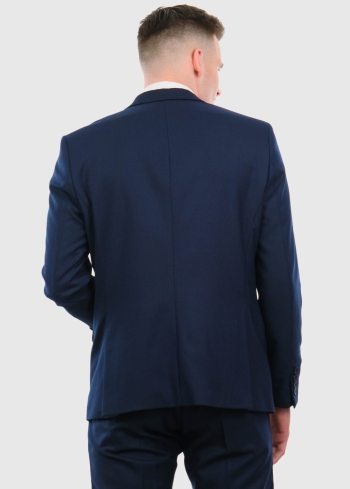 Ferdinando Slim Fit dark blue men's suit - back