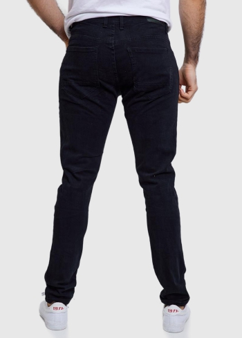 Guerin Skinny Fit black men's jeans - back