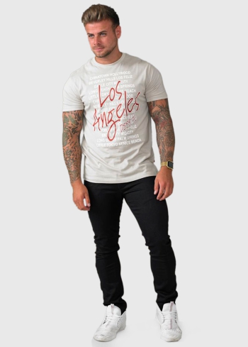 Guido Slim Fit Plus Size black men's jeans - back