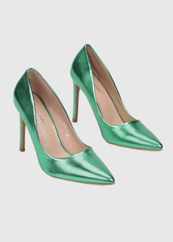 Flavia zaļas kurpes ar augstu papēdi - back