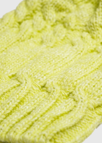 Feliciana green knitted hat - back
