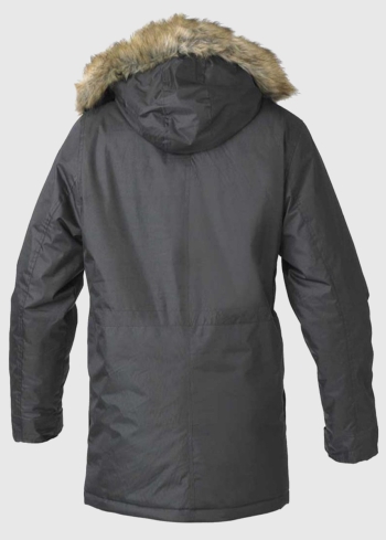 Jacopo Plus Size izmēru haki parka - back
