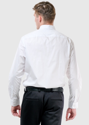 Regular Fit white shirt - back