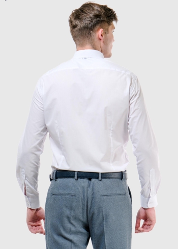 Slim Fit white shirt - back