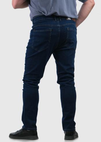 Regular Fit Plus Size blue jeans - back