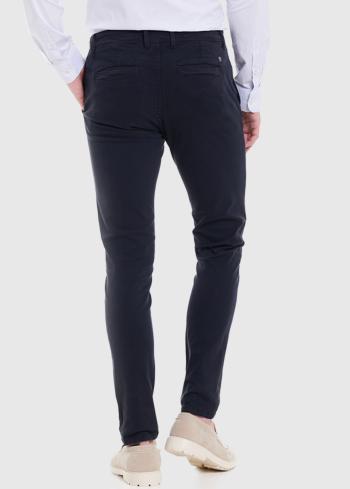 Orlando dark blue mens pants with pockets - back