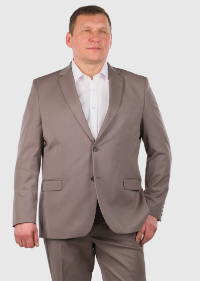 Amleto Lielo izmēru klasiskais uzvalks ar vilnu
