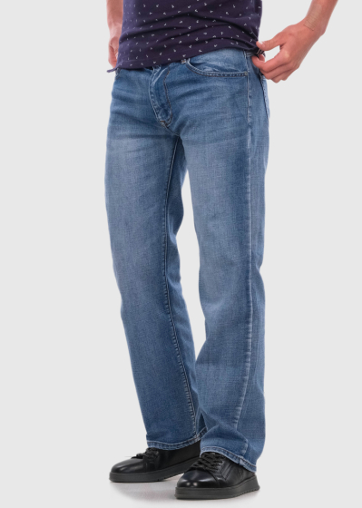 Tano Slim Fit zili vīriešu džinsi