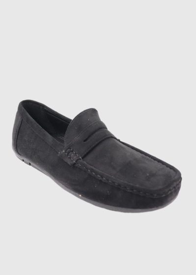 Rino black men's moccasins
