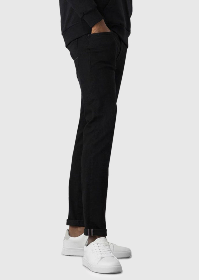 Slim Fit black men's jeans
