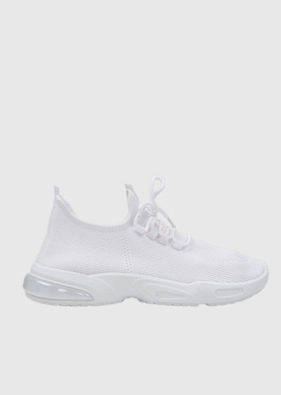 Pierangelo white men's textile sneakers