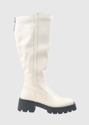AZAREY white womens high boots