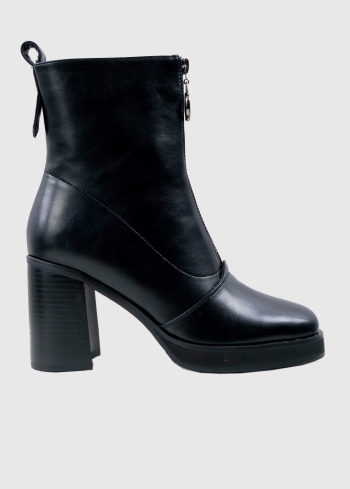AZAREY black women's zipped boots
