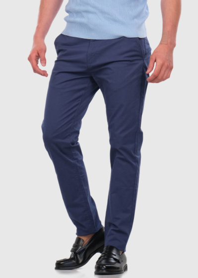 Slim Fit zilas vīriešu bikses