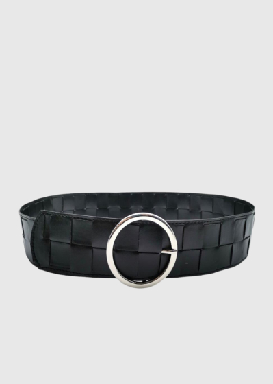Zaccaria black wide belt 