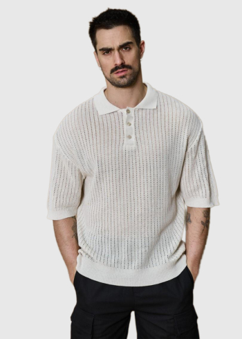 Ayta&ccedil; beige men's Polo Shirt