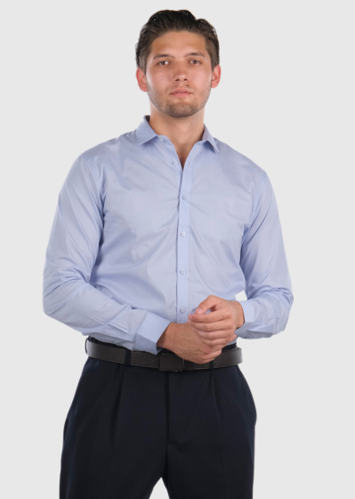 Aike Slim Fit light blue men's shirt