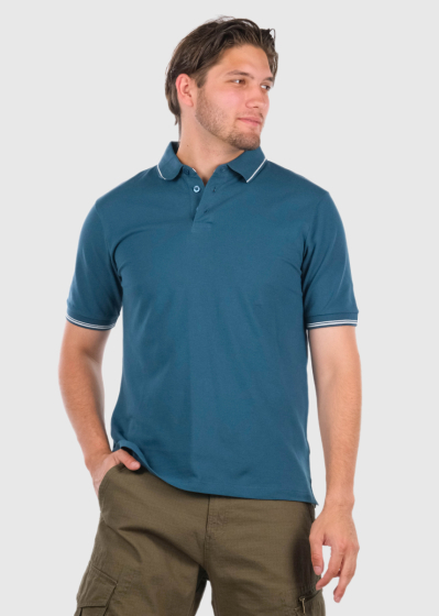 Akihiko zils polo krekls
