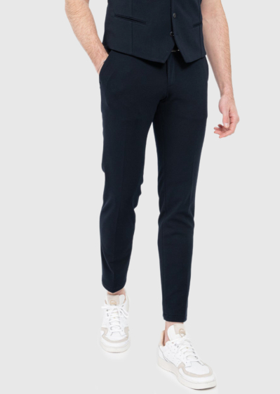 Brighton Slim Fit темно-синие мужские брюки