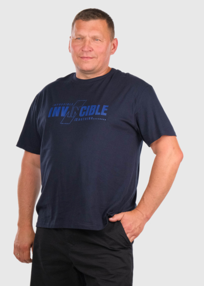 Blair Plus Size dark blue t-shirt