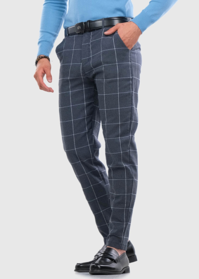 Bartolomeo men's checkered pants