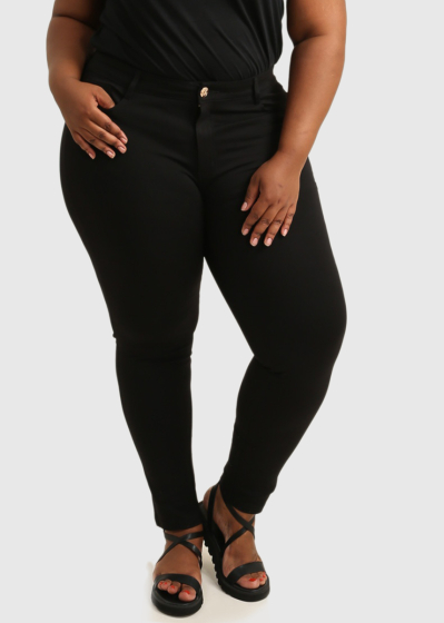 Doreen Plus Size Slim Fit black women's pants