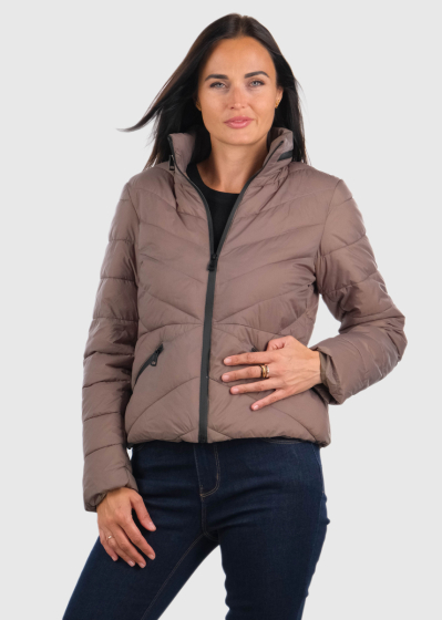 Elifnur khaki short jacket