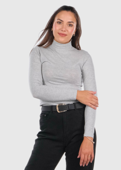 Erina grey turtleneck
