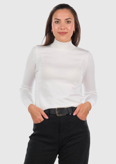 Esita white women's turtleneck