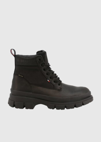 Tommy Hilfiger melni zābaki ar šņorēm