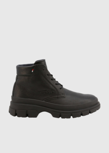 Tommy Hilfiger melni vīriešu zābaki