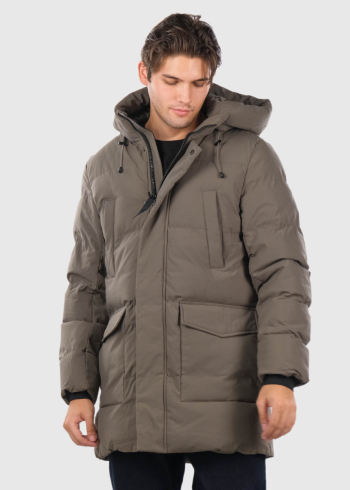 Erlis parka ar kargo tipa kabatām