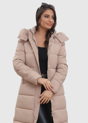 Inaya beige long jacket