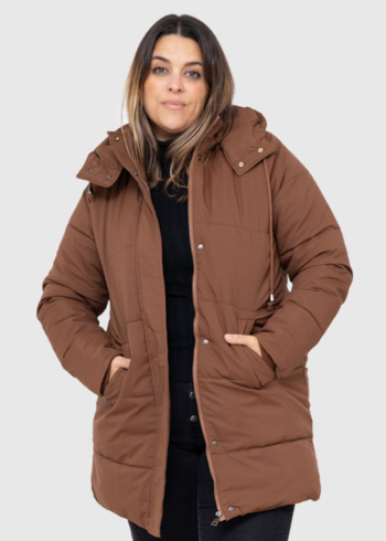 Irini Plus Size brown women's jacket
