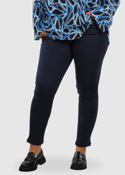 Jala Plus Size blue pants with insulation