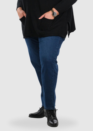 Judy Plus Size blue women's jeans