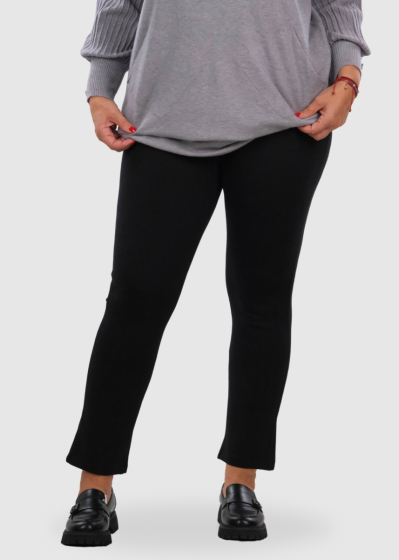 Jenny Plus Size black pants with insulation