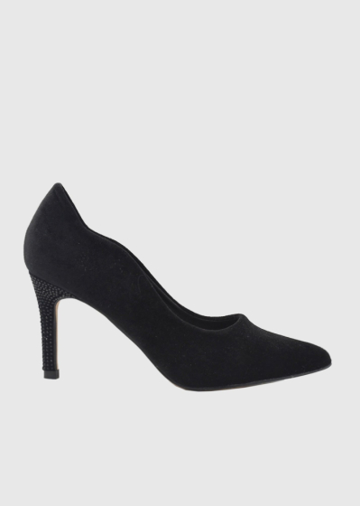 AZAREY black high heeled shoes