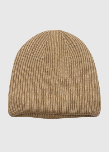 Zeyna beige knitted hat